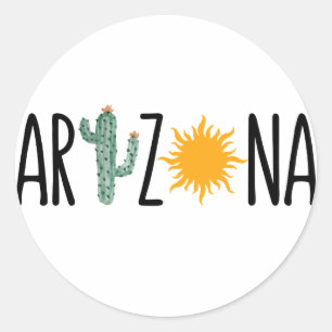STICKER ROND ARIZONA