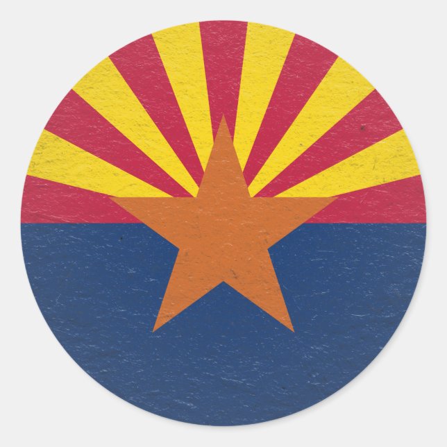 Sticker Rond Arizona (Devant)