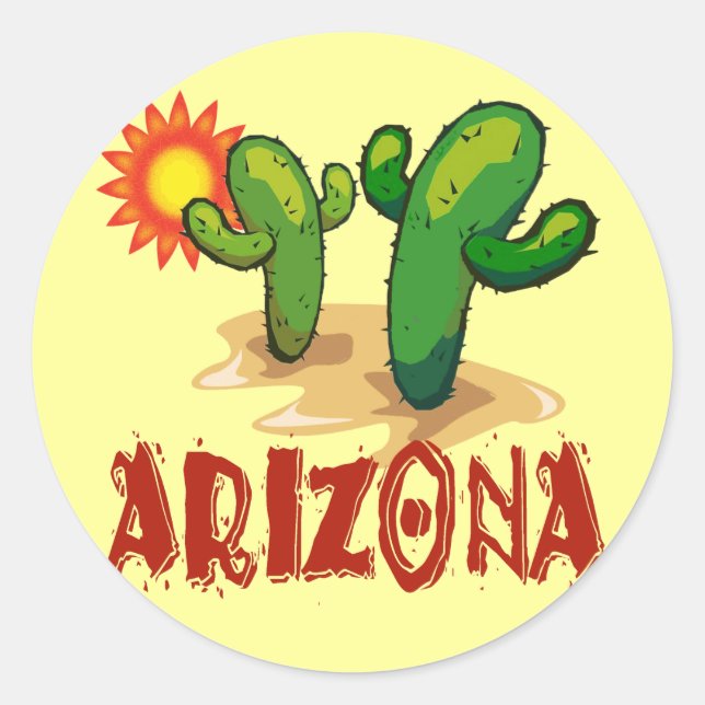 STICKER ROND ARIZONA (Devant)