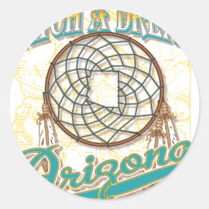 Sticker Rond Arizona