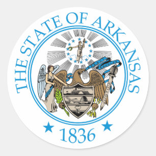 Sticker Rond Arkansas