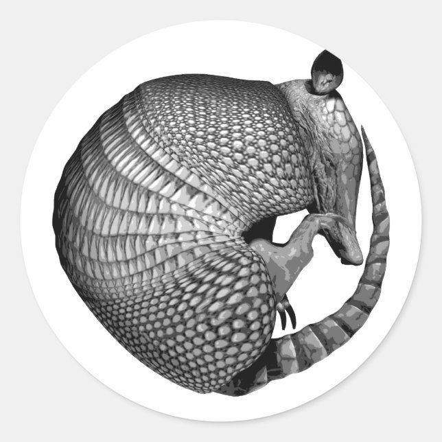 Sticker Rond Armadillo (Devant)