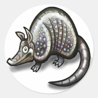 Sticker Rond Armadillo