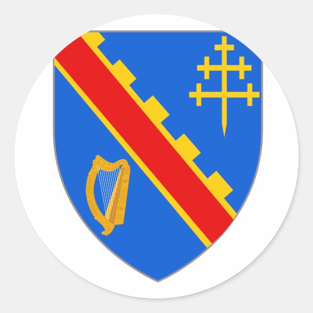 Sticker Rond Armagh Armes, Irlande (Devant)