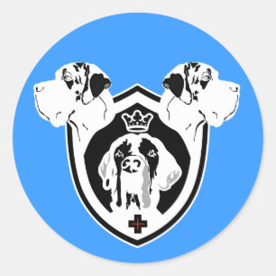 Sticker Rond Arme 3 Danois