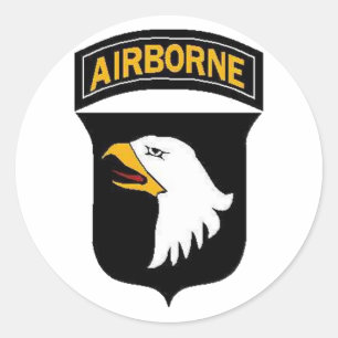 Sticker Rond Armée 101st aéroportée