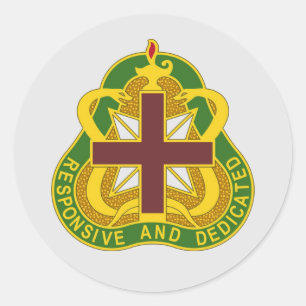 Sticker Rond Armée MEDCOM DUI