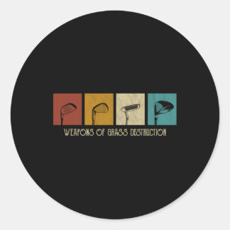 Sticker Rond Armes de destruction massive Cadeaux drôles de gol