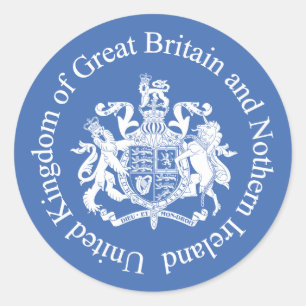 Sticker Rond Armoiries britanniques