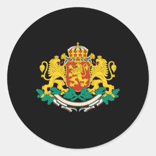 Sticker Rond Armoiries bulgares