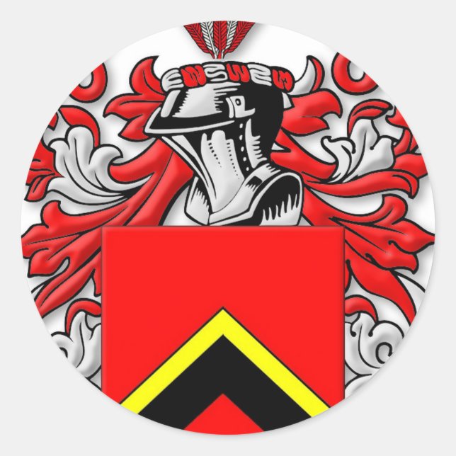 Sticker Rond Armoiries d'Altman (Devant)