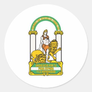 Sticker Rond Armoiries D'Andalousie
