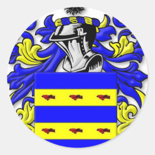 Sticker Rond Armoiries de Burdette