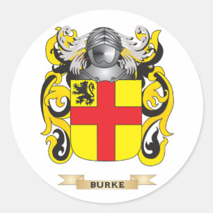 Sticker Rond Armoiries de Burke (crête de famille)