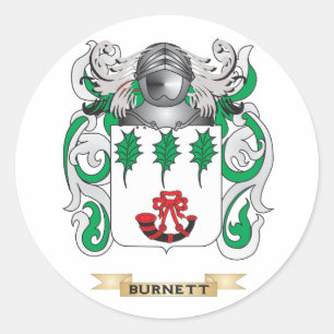 Sticker Rond Armoiries de Burnett (crête de famille)