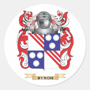 Sticker Rond Armoiries de Byron-(Ayton) (crête de famille)