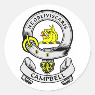 Sticker Rond Armoiries de CAMPBELL