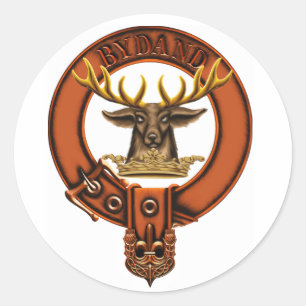 Sticker Rond Armoiries de Clan Gordon/ Armoiries de la famille