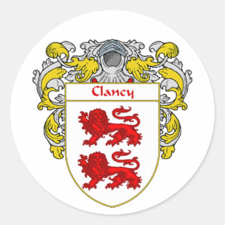 Sticker Rond Armoiries de Clancy (mannequins)
