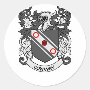 Sticker Rond Armoiries de CONWAY