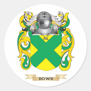 Sticker Rond Armoiries de Dowd
