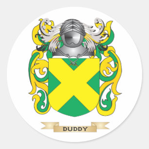 Sticker Rond Armoiries de Duddy