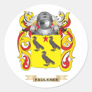 Sticker Rond Armoiries de Faulkner