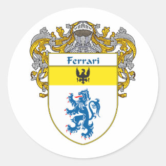 Sticker Rond Armoiries de Ferrari (moulées)