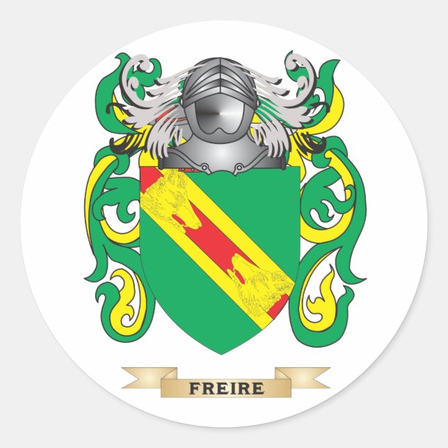 Sticker Rond Armoiries de Freire (Devant)