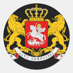 Sticker Rond armoiries de géorgie