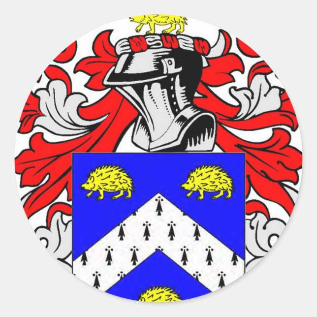 Sticker Rond Armoiries de Harris (Devant)