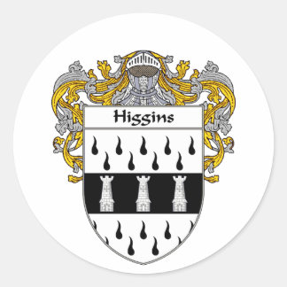 Sticker Rond Armoiries de Higgins (mannequins)