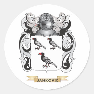 Sticker Rond Armoiries de Jankovic (Armoiries de la famille)