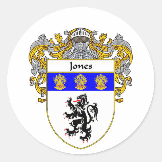 Sticker Rond Armoiries de Jones Welsh (mannequins)