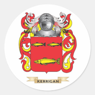 Sticker Rond Armoiries de Kerrigan (crête de famille)
