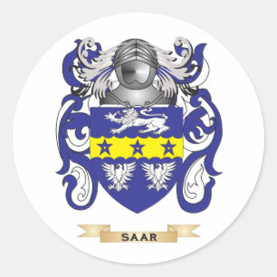 Sticker Rond Armoiries de la Sarre (crête de famille)