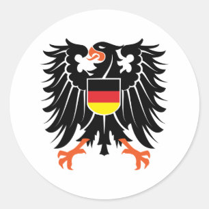 Sticker Rond Armoiries de l'Allemagne