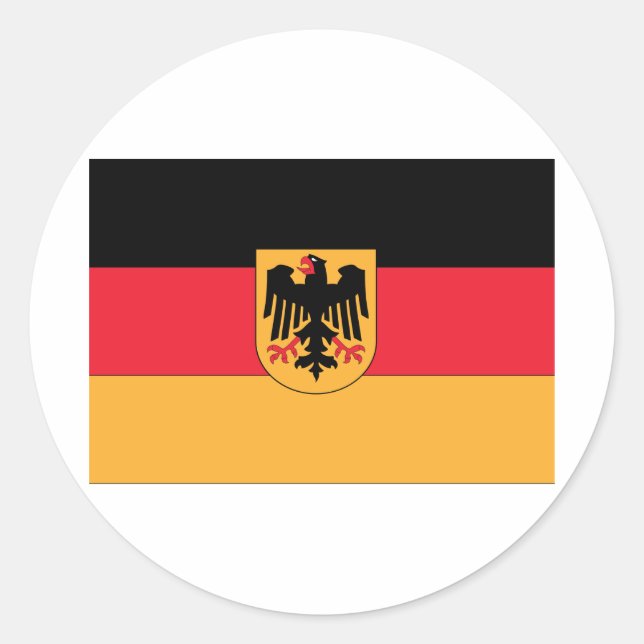 Sticker Rond Armoiries de l'Allemagne (Devant)
