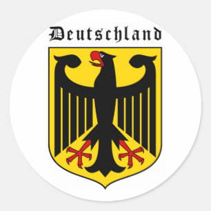 Sticker Rond Armoiries de l'Allemagne