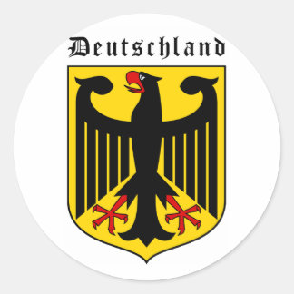 Sticker Rond Armoiries de l'Allemagne