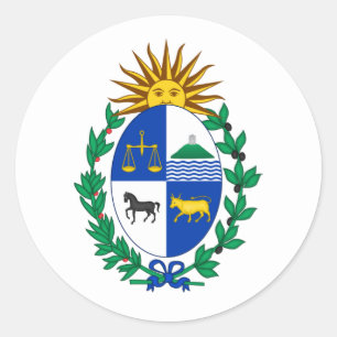 Sticker Rond Armoiries de l'Uruguay