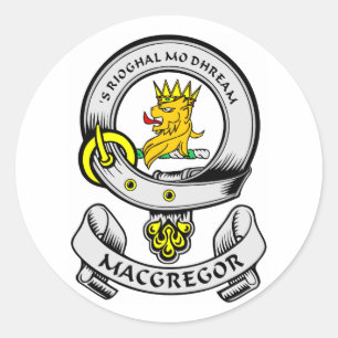 Sticker Rond Armoiries de MACGREGOR