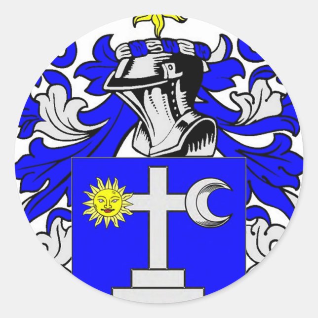 Sticker Rond Armoiries de Martin (Irlande) (Devant)