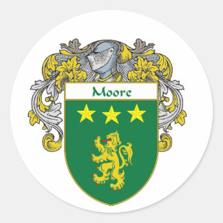 Sticker Rond Armoiries de Moore (mannequins)