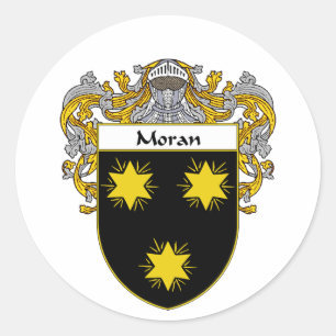 Sticker Rond Armoiries de Moran (moulées)
