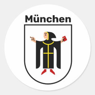 Sticker Rond Armoiries de Munich