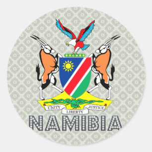 Sticker Rond Armoiries de Namibie