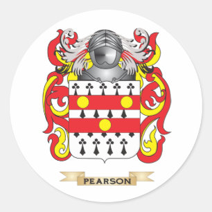 Sticker Rond Armoiries de Pearson (crête de famille)