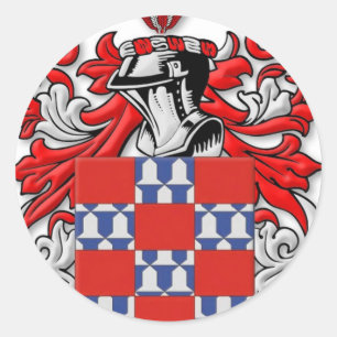 Sticker Rond Armoiries de Quinones
