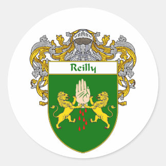 Sticker Rond Armoiries de Reilly (mannequins)